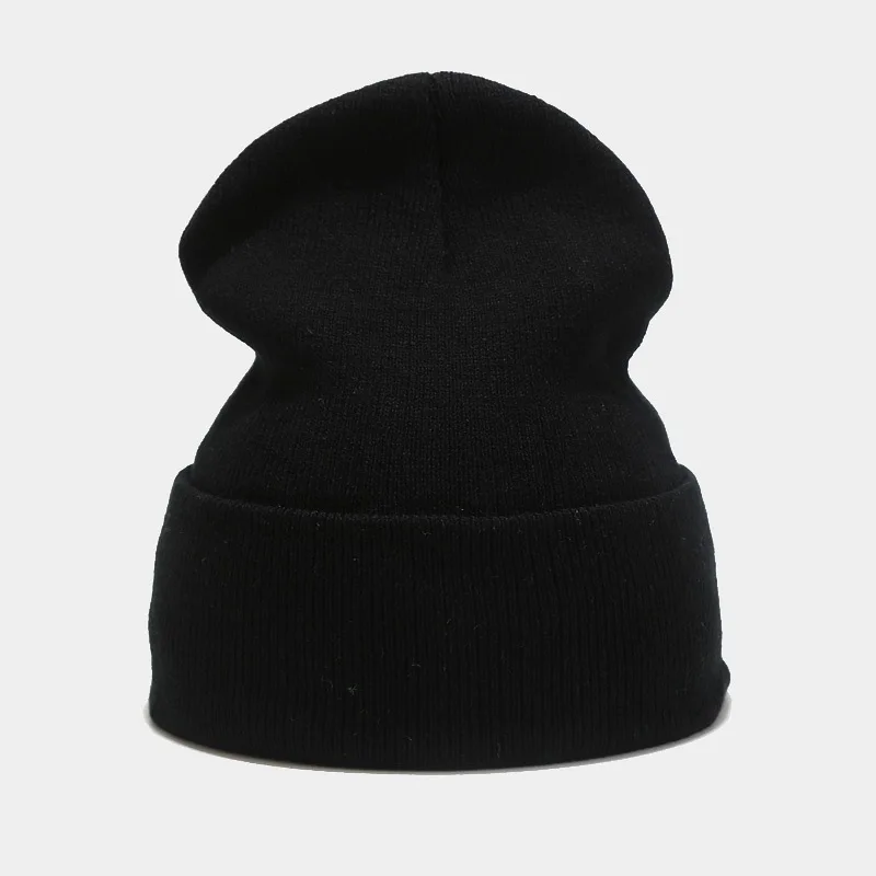 2022 New Winter Hats For Women Men Skullies Beanies Knitted Solid Cool Hat Girls Autumn Female Beanie Warm Bonnet Casual Cap green skully hat Skullies & Beanies