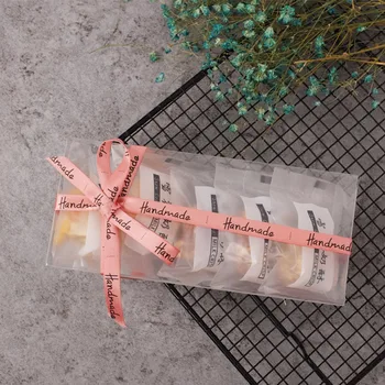 

Sweet Candy Cake Gift Box Rectangle Clear PET Display Boxes Transparent Wedding Favor Packaging Boxes