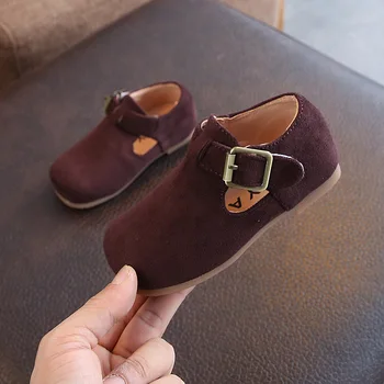 

Bekamille Children Leather Shoes Autumn Flat Soft Bottom Single Shoe Solid Color Kids Shoes For Girls Princess Sneakers SSW052