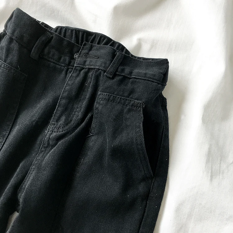 WITHZZ осенние женские джинсовые брюки для женщин винтажные женские прямые брюки, брюки джинсы с высокой талией