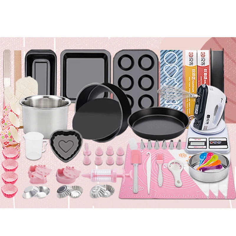 Baking Tools Set Cake Mold Materials Household Oven Appliances Accessories Kitchen Supplies Live Bottom | Дом и сад