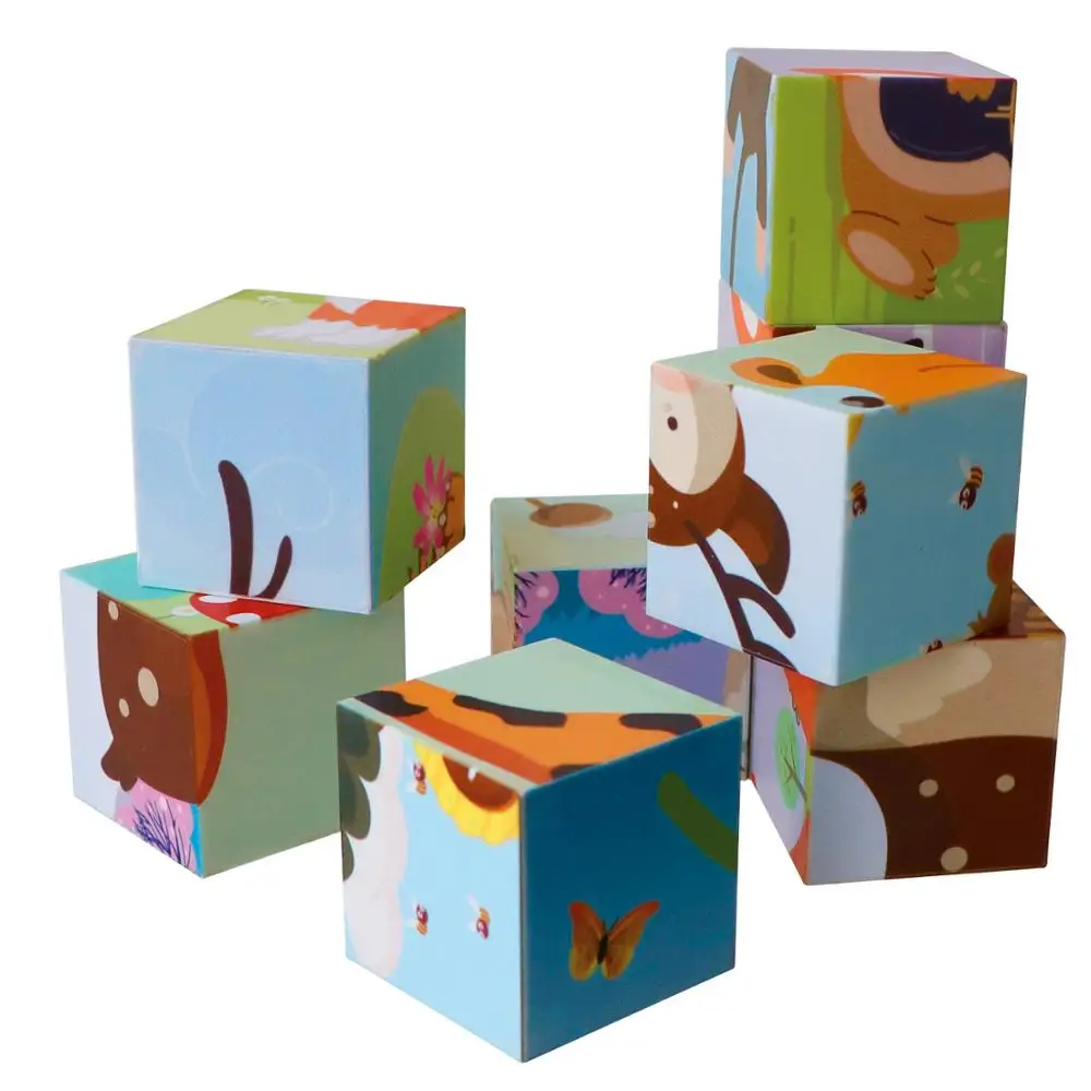 Romboss Magnetic Blocks 3D Puzzles Toy for Children Montessori Learning Educational Toys Animal Cognition Jigsaw Puzzle Games 5