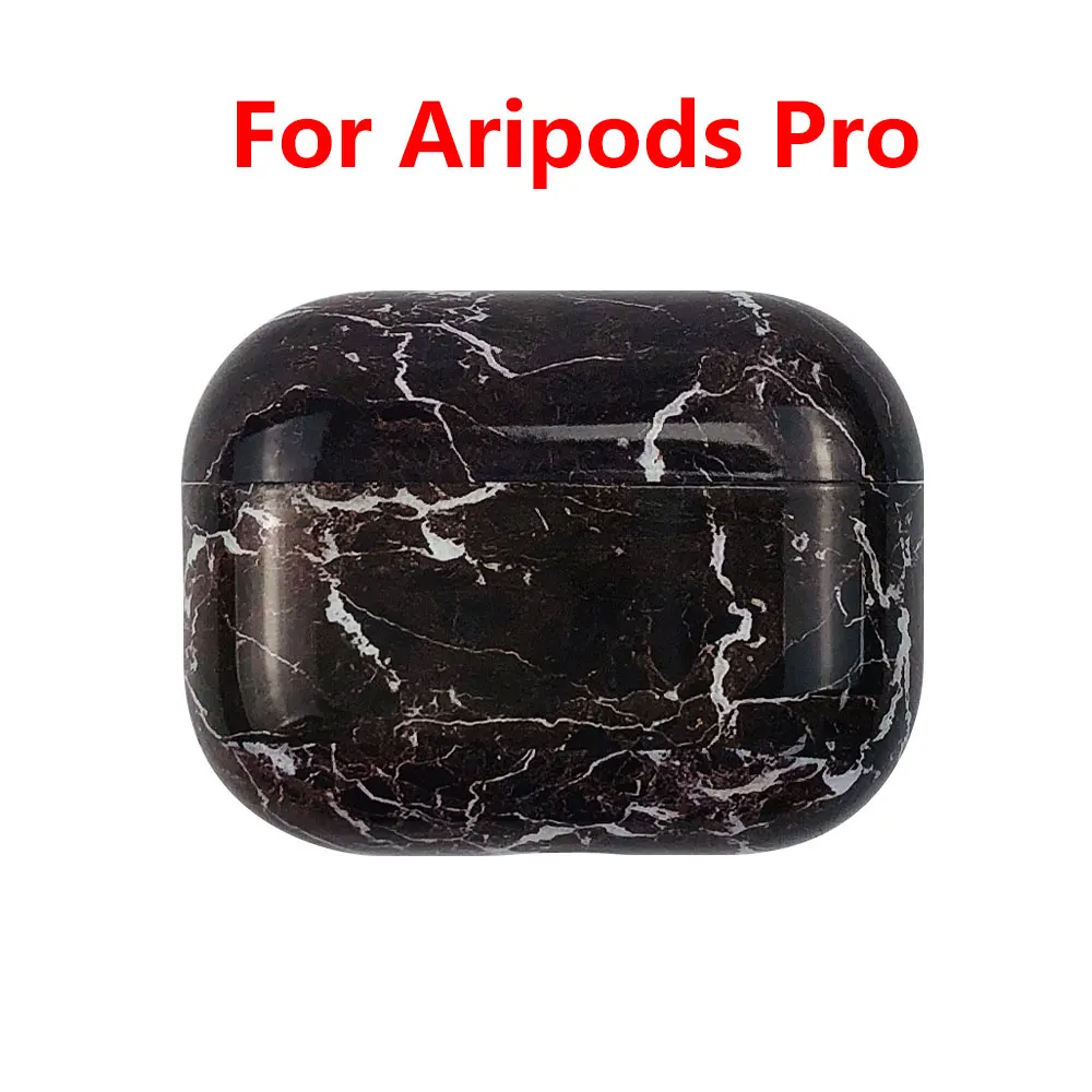 Защитный чехол для наушников для Apple Airpods Pro мраморный Жесткий Чехол для Airpods 2 1 Аксессуары для наушников Air Pods чехол - Цвет: 11