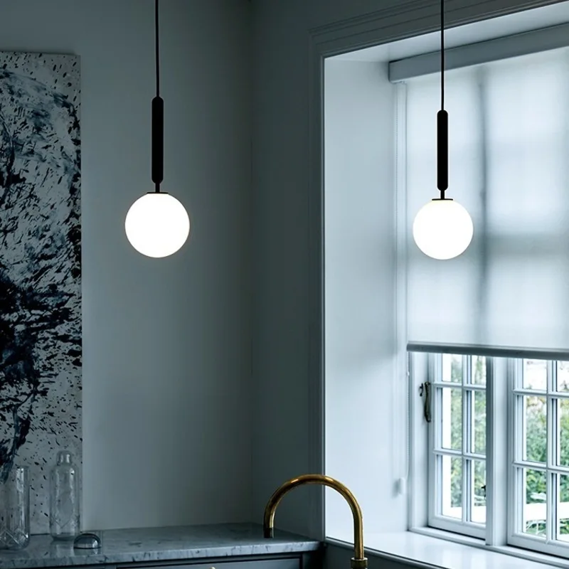 

Modern Copper Sliver Shade Mirror Chandelier Light E27 Led Pendant Lamp Modern Christmas Glass Ball Lighting Ing deco maison