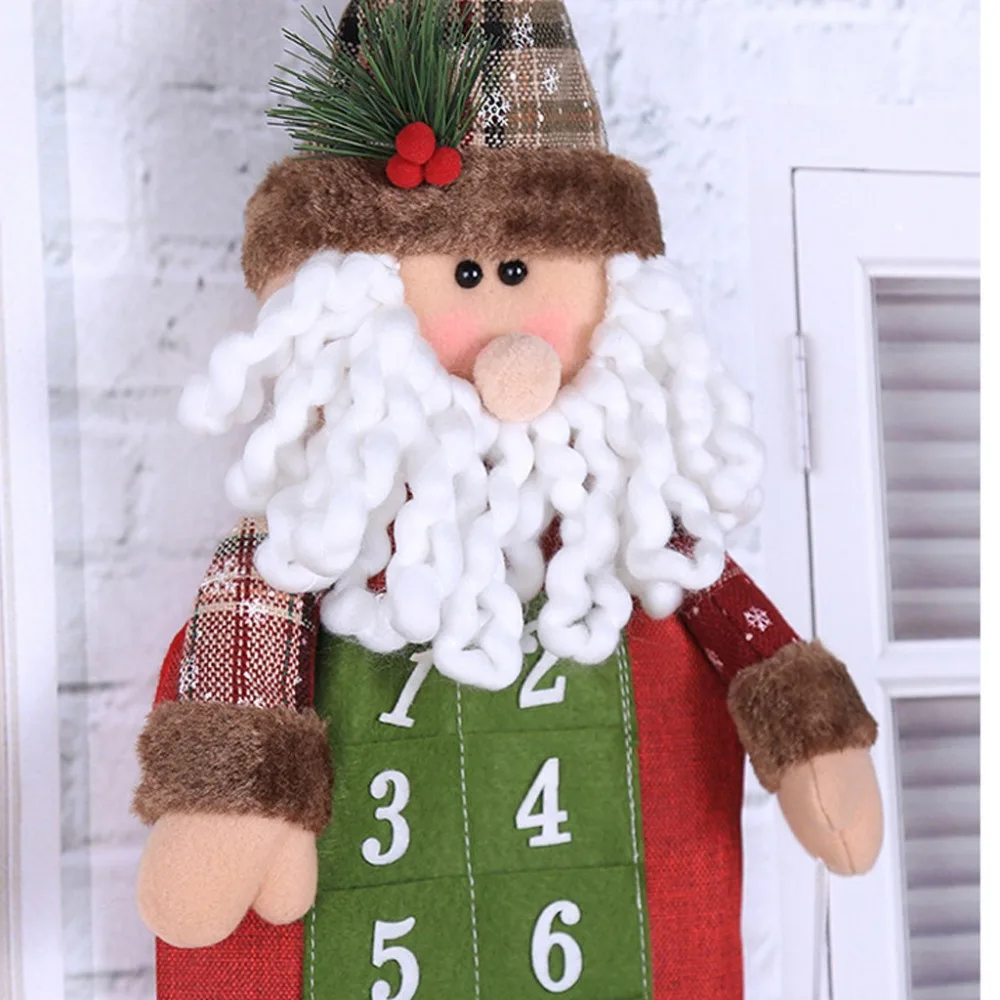 Christmas Old Hairy Man Advent Calendar Countdown Wall Calendar calendário advento (3)