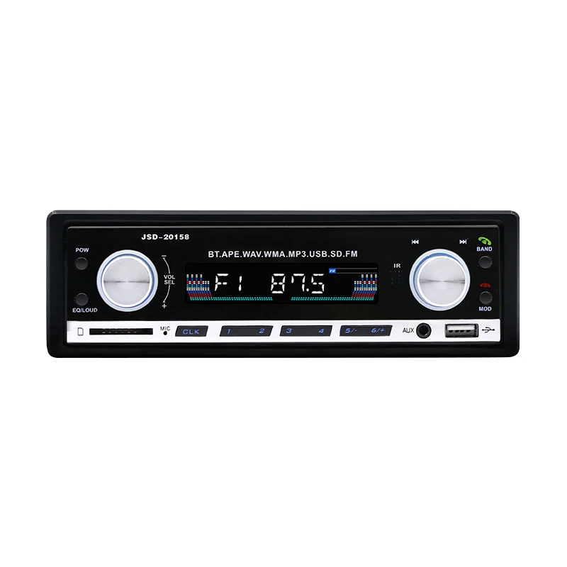 TOSPRA JSD-20158 авто стерео 1 Din автомагнитола 12 в bluetooth V2.0 FM Aux вход приемник автомобильный аудио SD USB MP3 MMC WMA TOSPRA JSD-20158 авто стерео 1 Din автомагнитола 12 в bluetooth V2.0 FM Aux вход приемник автомобильный аудио SD USB MP3 MMC WMA