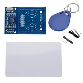 

1PCS RC522 Card Read RF RFID Reader IC Card Proximity Module MFRC-522 + Key Mini Board High Performance