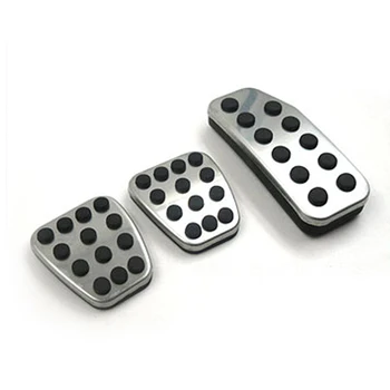 

Car Non-Drilling Accelerator brake Clutch pedal Cover steel pads Interior Refit For Honda Jazz Fit 2014 2015 2016 2017 2018 2019