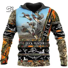 

PLstar Cosmos Duck Hunting Animal Hunter Camo Tattoo Dog Tracksuit Pullover Streetwear 3DPrint Men/Women Autumn Funny Hoodies 18