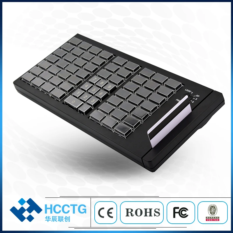Настраиваемая мембранная программируемая pos клавиатура с считывателем
