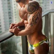 2 шт Мужские плавки-трусы плавки водонепроницаемые купальники мужские шорты с принтом ZJ55