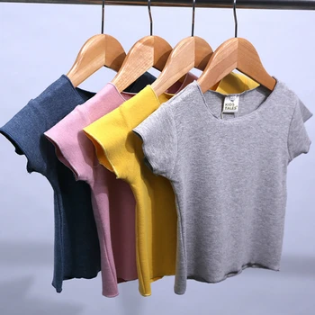 

2020 Summer Children T Shirts Cotton Baby Boys Girls Tee Comfortable Toddler Tops Casual Kids Clothing Baby Short Sleeve T-shirt