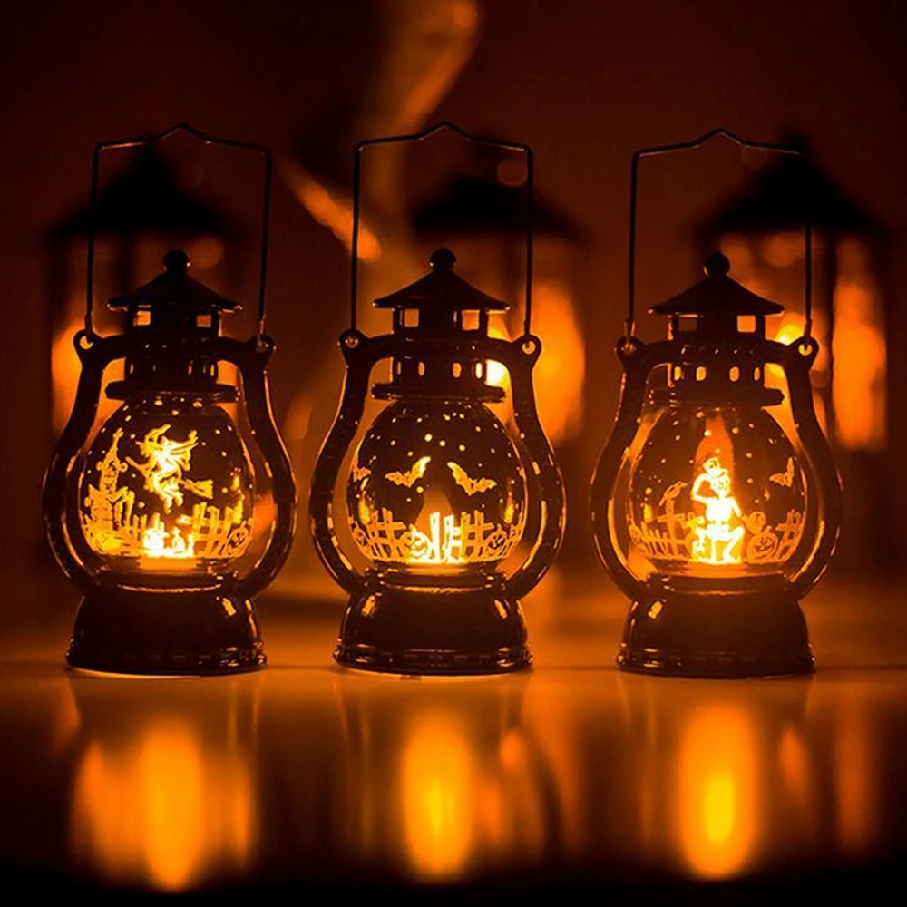 Украшение на Хэллоуин маленькая масляная люстра подвесные светильники Ретро