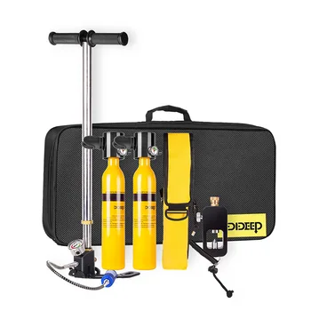 

Professional portable mini - sized scuba diving tank equipped with scuba tank Underwater oxygen tank Submerged floating oxygen