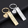 Personalized Keychain Gift Engrave Name and Date My Love My Life My Friend for Couples Men Women Husband Custom Gift Keyring ► Photo 3/6