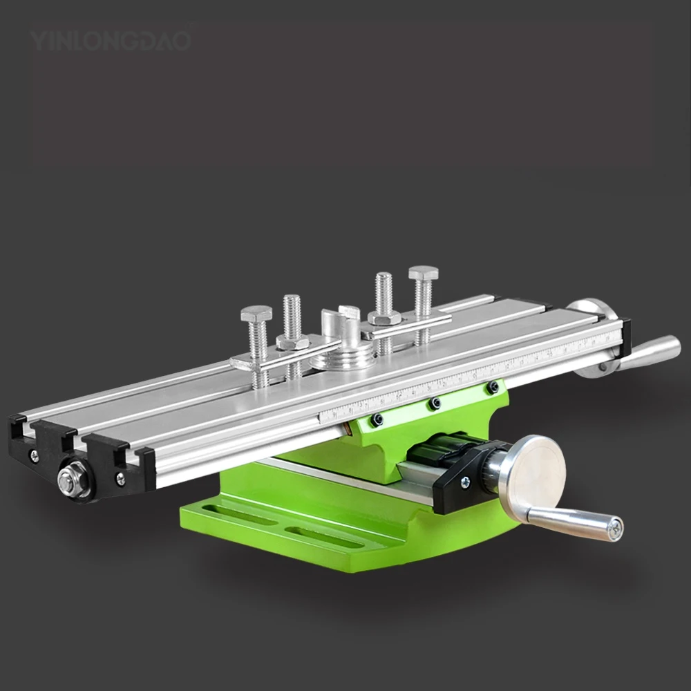 Fixture Drill Milling Machine X and Y-axis Adjustment Coordinate Table Mini Precision Multifunction Worktable BG6300 Bench Vise