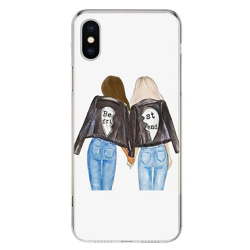 Best Friends BFF Matching Phone Case For Apple iphone 16 15 14 13
