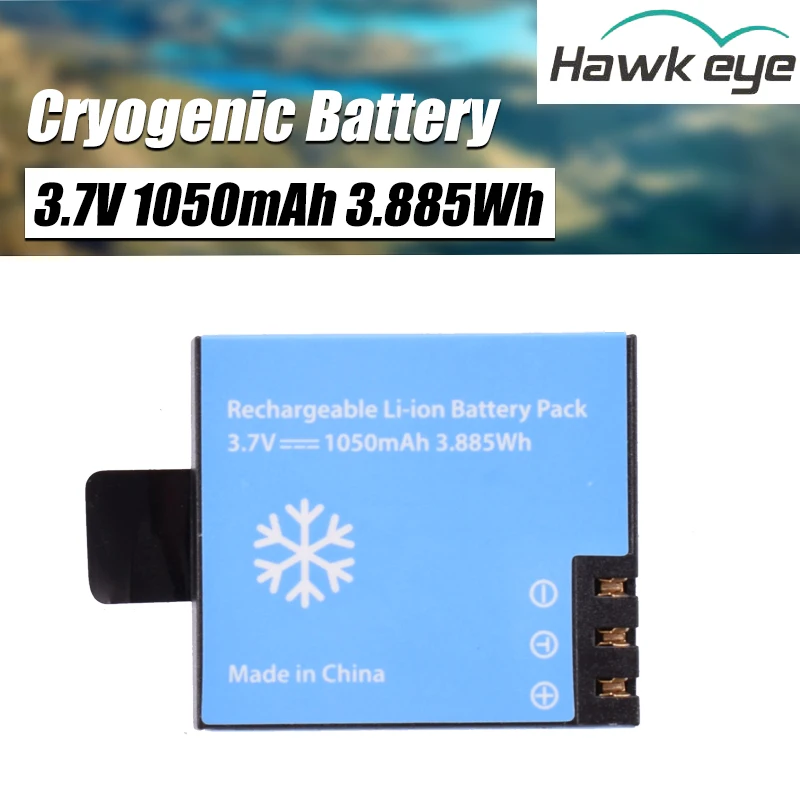 

Hawkeye Firefly 3.7V 1050mAh 7S/7SE/8/8S/8SE/X Battery 3.885Wh Low Temperature Cryogenic Battery For Action Camera Cam