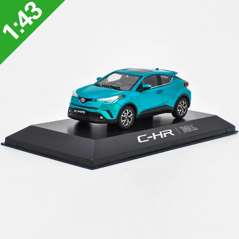 Оригинальная коробка 1:43 модель автомобиля TOYOTA CHR из сплава статическая высокая