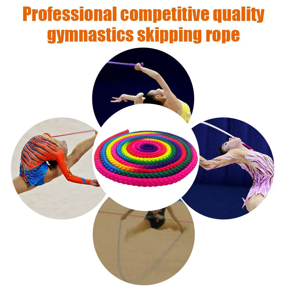 Sports Training Aerobics Skipping Cord Gymnastics Rope Rhythmic Jumping Exercise Health Yoga Training Accessories
