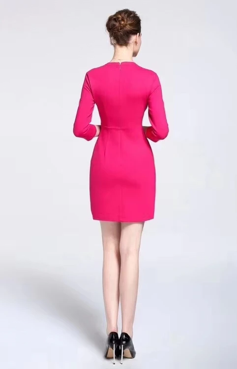 XXXL платье Vestidos весна лето Вечерние Розовые красные синие платья женские с v-образным вырезом милые птицы Цветочная вышивка платье одежда