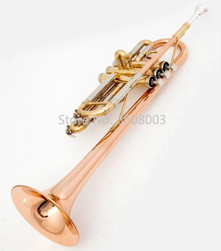 

Phosphorus Copper C Tone Trumpet Instrument more Big Bell forBeginner with Case Mouthpiece
