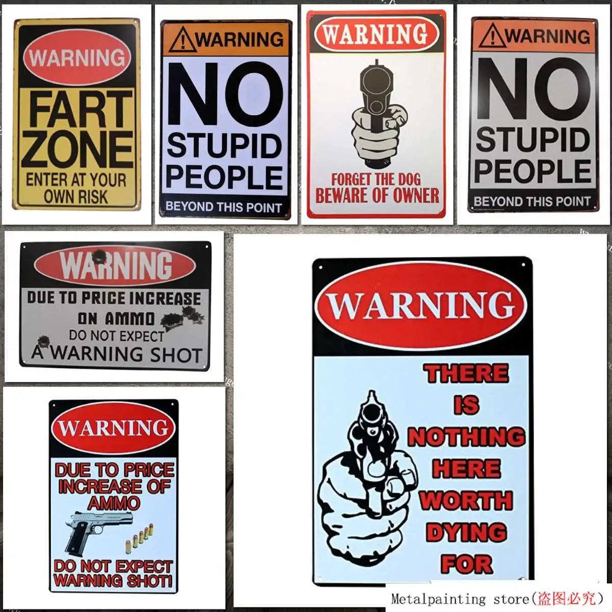 Предупреждение Fart Zone забавная жестяная вывеска Бар Паб гараж Закусочная кафе