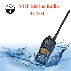 VHF – Radio de Marine, étanche IP67, portative, flottante, bidirectionnelle, 5W, pour VHF, RS 36M 156.000 MHz, nouvelle collection 161.450 