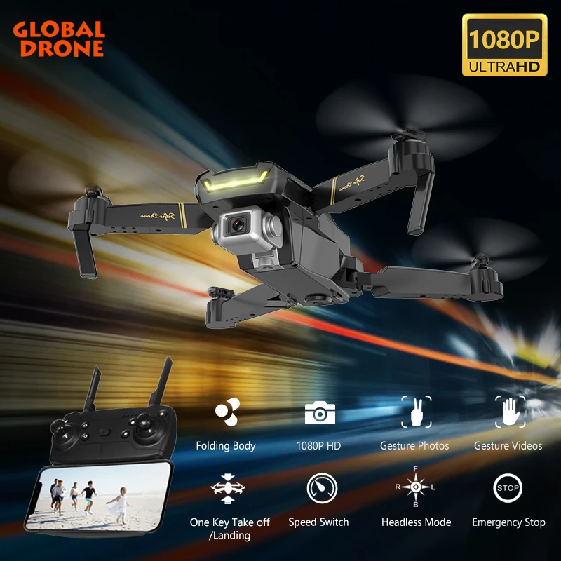 $67.51 Selfie Drone Profissional Camera Quadrocopter FPV Dron RC Helicopter Mini Drone X Pro Drones with C