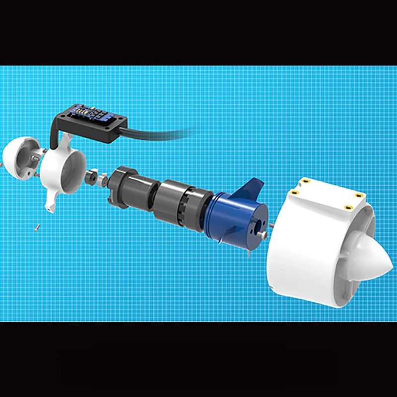 

1PC 2216 Underwater Propulsor Motor 30A 25V Voltage CW/CCW R/L DIY Spare Parts for RC ROV Underwater Boat and Robot Model