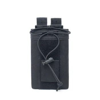 

Tactical Molle Radio Pouch Walkie Talkie Holder Bag Phone Case EDC Waist Pack Military Outdoor Hunting Bags Magazine Mag Pouches