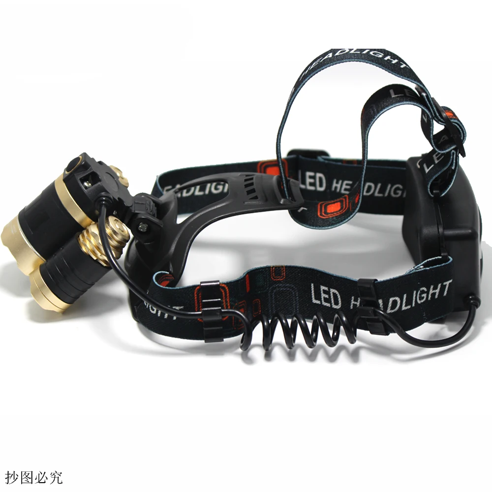 Налобный фонарь XML T6 3T6 с регулировкой фокуса 8000 лм|rechargeable led headlight|led headlightheadlamp