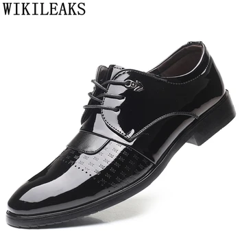 

Formal Shoes Men Italian Design Men Shoes Classic Men Business Shoes Leather Pointed Sapatos Sociais Erkek Ayakkabi Klasik 2020