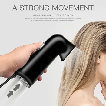 

Professional Hair Dryer Negative Ionic Blow Dryer Hot Cold Wind Air Brush Strong Power Dryer Salon Style Tool comb Hot air brush