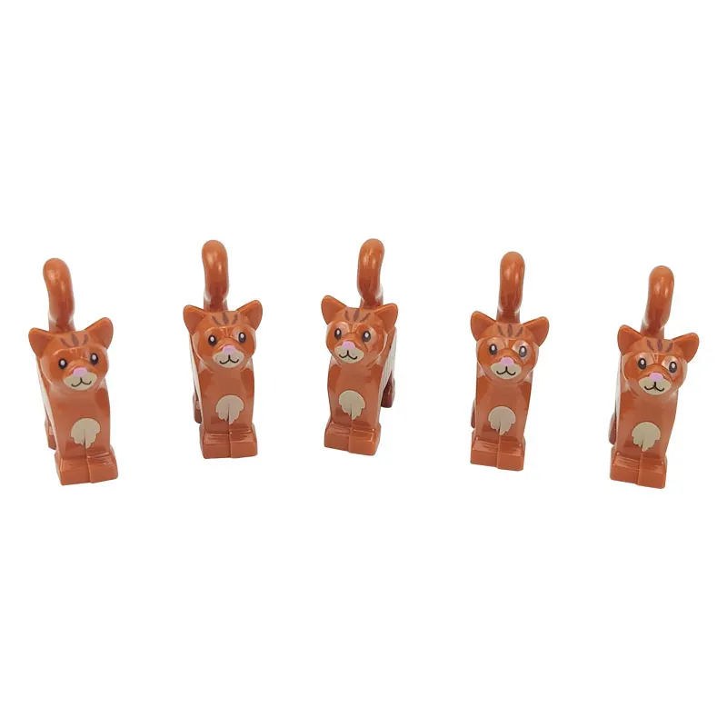 MOC Block Animals The Rabbit Bird Dog Pet Cat Model Building Blocks Toys for Children Blocks Gifts for Kids Learning Toys 12