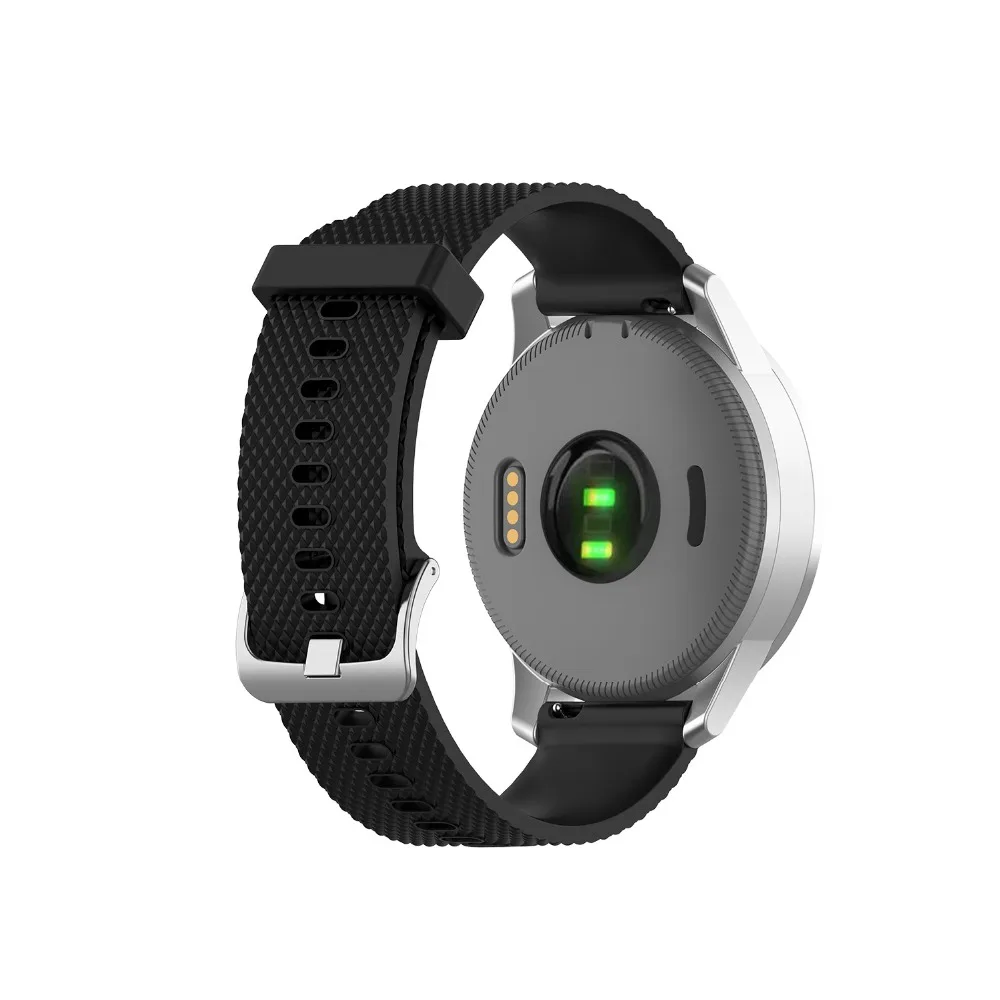 18 мм силиконовый ремешок на запястье ремешок для Garmin Vivoactive4S 4S Смарт-часы спортивные повязки для Vivoactive 4S Замена браслета аксессуары