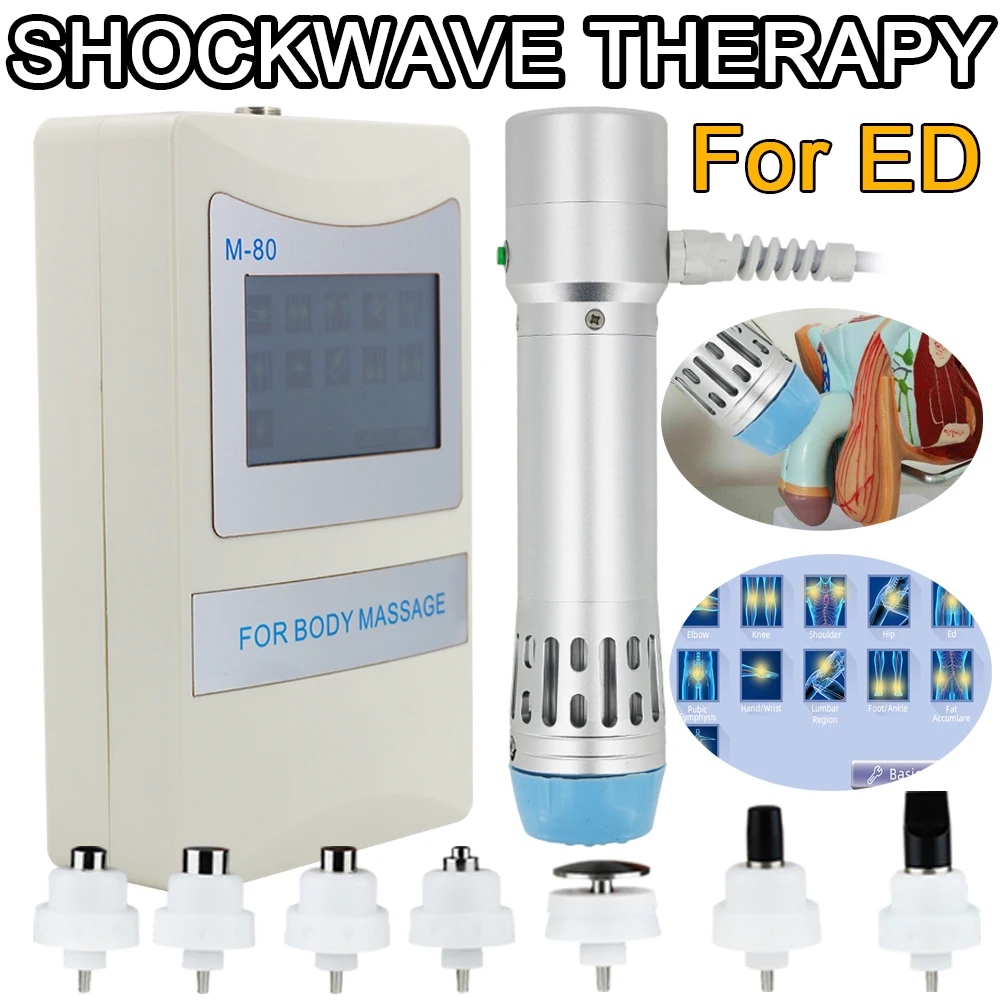2023 Portable Shockwave Therapy Machine 270MJ Shock Wave Equipment Body  Massager ED Treatment Home Use - AliExpress