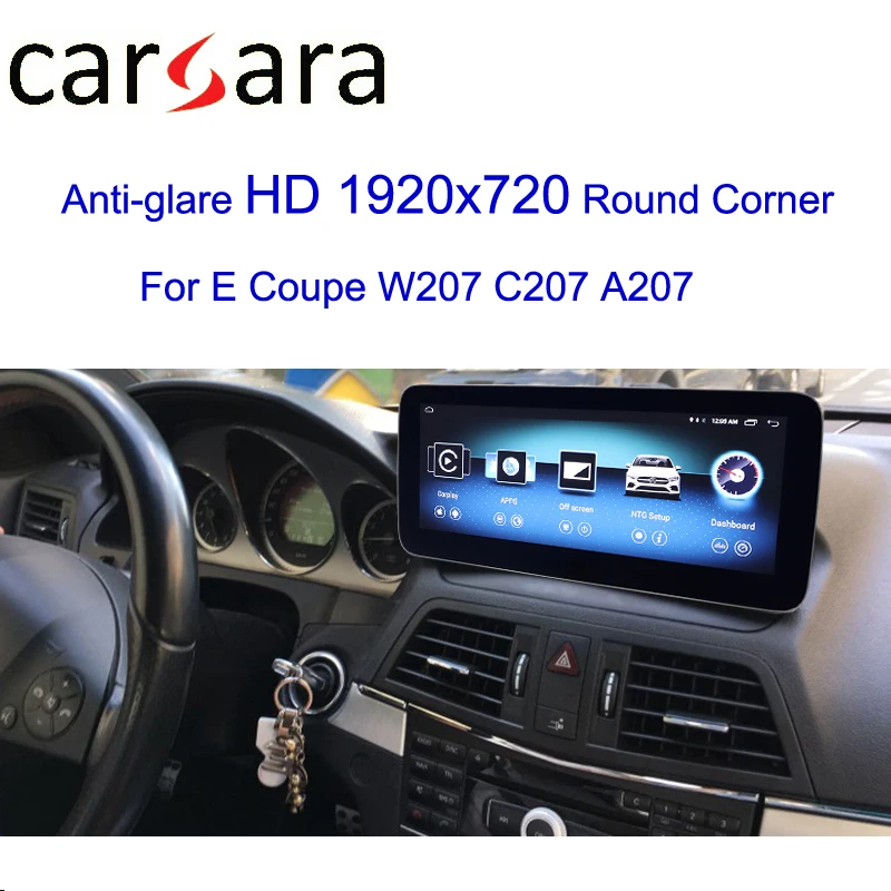 

C207 W207 Radio Facelift for Mercedes E Coupe Multimedia Player Round Corner High Resolution Display