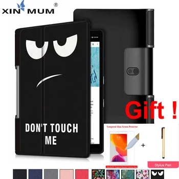 

Case For Lenovo Yoga Tab5 YT-X705F 10.1" Smart Cover Funda Tablet for Lenovo Yoga Smart Tab5 Gift Tempered Glass Film