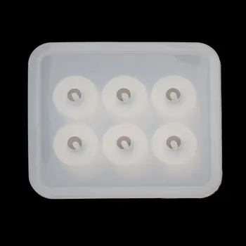

Jewelry Silicone Round Square Oval Shape Bead Mold Resin DIY Bracelet Craft Tool