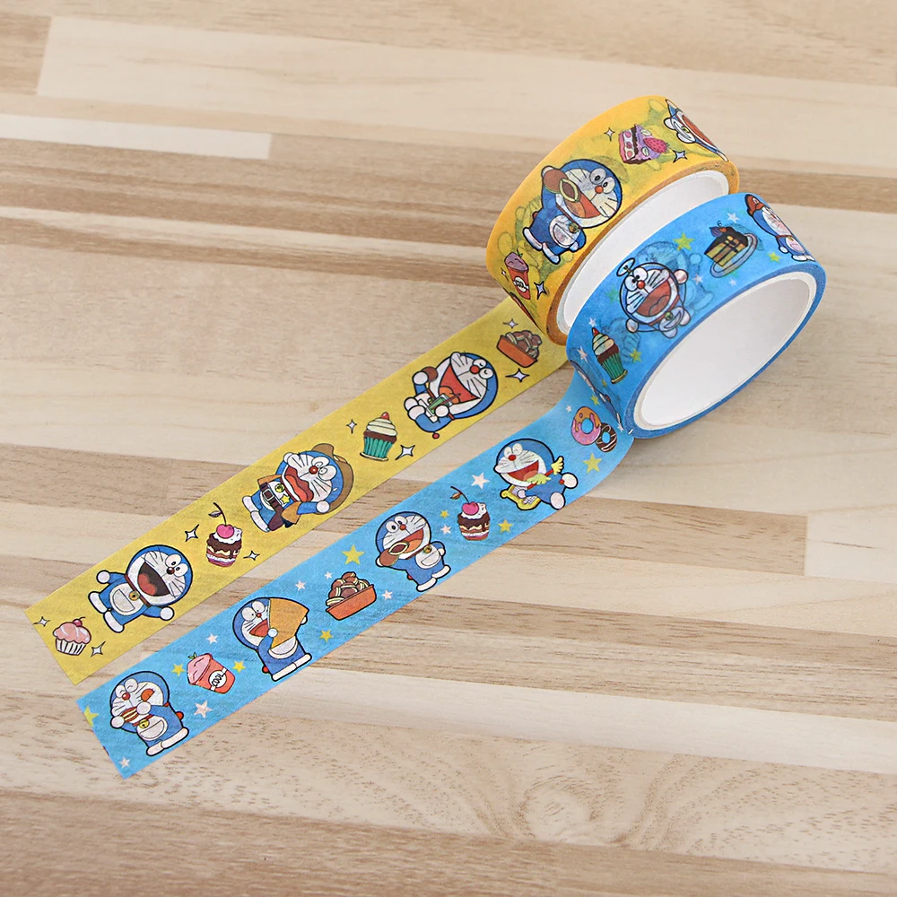 Ranрасположенный R840 милый Дораэмон с рисунком клейкая лента из рисовой бумаги