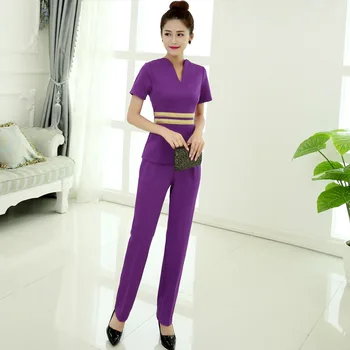 

Woman Spa Massage Beauty Salon Work Uniform Medical Hospital Nurse Dentist Suit Wholesales Clothing F633