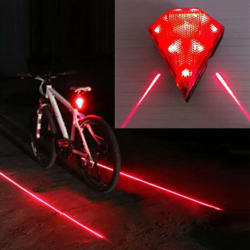 2019 Cycling Bicycle Bike Rear Tail Safety Warning Light 8 LED 2 Flashing Lamp N66 | Спорт и развлечения