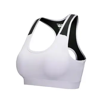 

Women Breathable Sports Bra Absorb Sweat Shockproof Padded Sports Bra Top Athletic Gym Running Bras FitnessTops New Arrival
