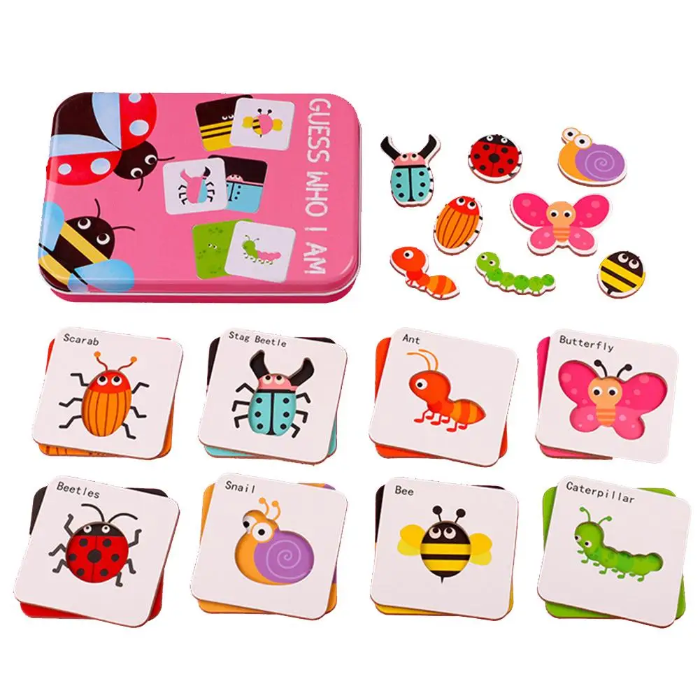 Jeu de Puzzle Montessori pour enfants, jouets animaux, camion à fruits,  carte graphique, jeux assortis, pour garçons et filles de 1, 2 et 3 ans -  AliExpress