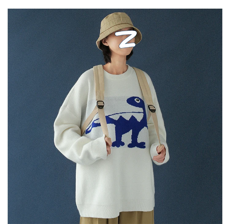 Privathinker, женский осенний свитер с круглым вырезом, Женский пуловер с рисунком, топы, зимние женские вязаные модные свитера в стиле Харадзюку