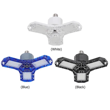 

Deformable Ceiling Lamp Home Workshop Lighting E27 LED Garage Light 360 Degrees for Household Cars Garage Embellishment