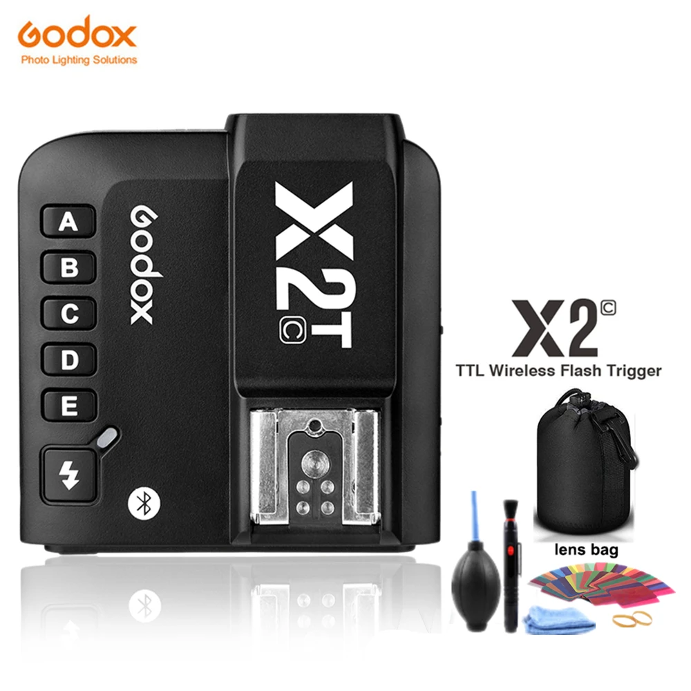 

Godox X2T-C TTL 1/8000s 2.4G Wireless Trigger Transmitter for Canon DSLR Cameras and Godox TT685C TT350C V860II-C TT600 AD200