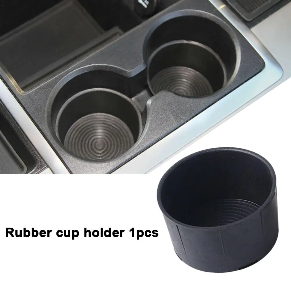 Black For Dodge 2009- Ram 1500 And 10-16 Ram 2500 3500 Rubber Cup Holder Insert Car Drink Holder - Название цвета: Black