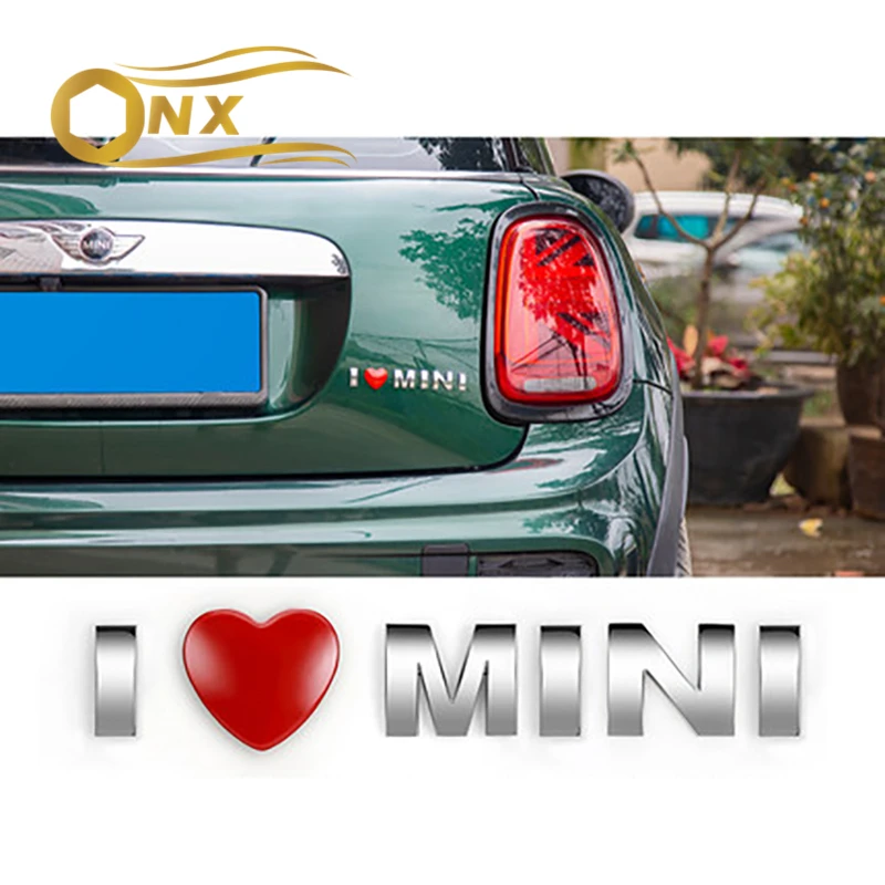 3D Metal Body Sticker Modification Accessories For BMW MINI ONE COOPER S F54 F55 F56 F60 R55 R56 R60 R61 Car Decoration Label | Автомобили